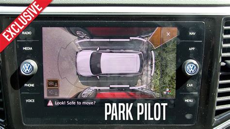 How To Use Volkswagen S Park Assist And Park Pilot Testing The Vw Atlas Tech Review Youtube