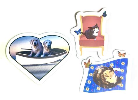 Made these for my family members with their real pets : r/stickers