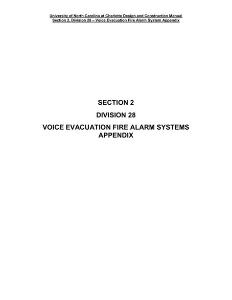 A Voice Evacuation Fire Alarms Systems