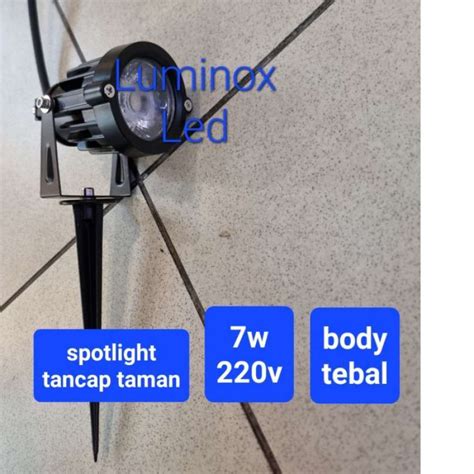 Promo Lampu Tancap Taman Led 7w 7watt Spot Light Garden Lamp 7 Watt COB