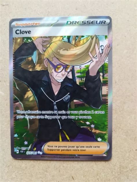 CARTE POKEMON CLOVE 227 091 Déstinées de Paldea EV4 5 Neuve Fr EUR 1