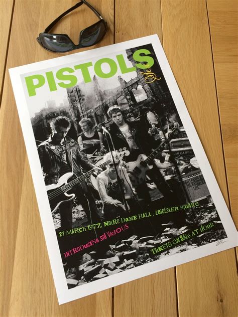 Sex Pistols Poster Notre Dame Hall London Concert Print Etsy