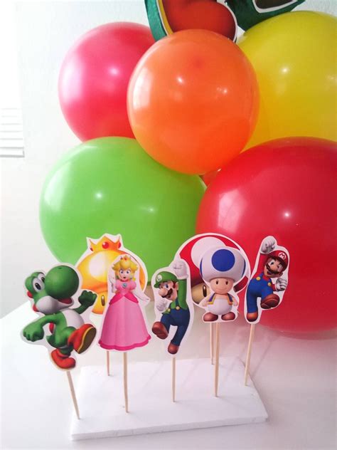 Mario Bros Super Kit Perfect To Decorate Your Party Mario Bros Etsy