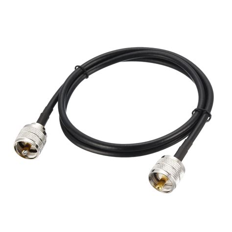 Uxcell Rg Rf Coax Cable Uhf Male To Uhf Male Antenna Cable Ft