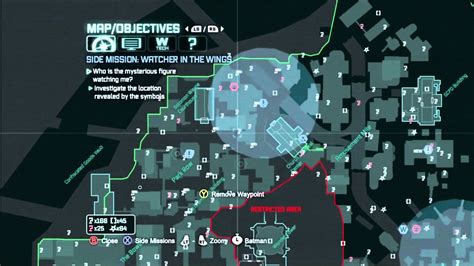 Batman Arkham City Riddler Trophies Map - Map Of New Hampshire