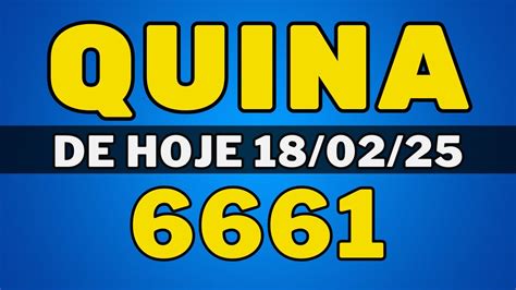 Quina Concurso 6661 - 🍀Quina 6661 – resultado da quina de hoje concurso 6661 (18-02-25) - YouTube