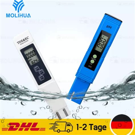 PH TDS EC Meter Messgerät Digital Tester Wassertest Leitwertmessgerät 0