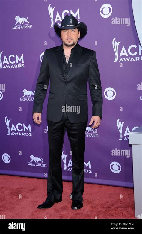 Jason Aldean Attending The 48th Annual Academy Of Country Music Awards