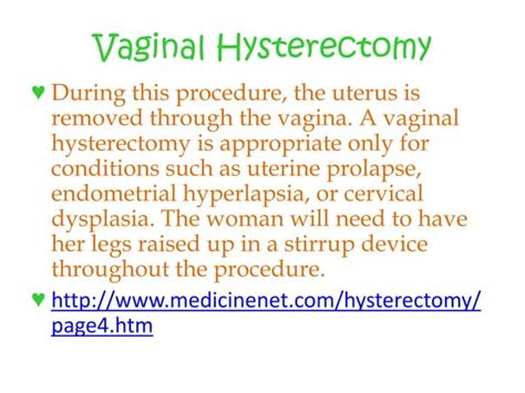 Hysterectomy Powerpoint Ppt