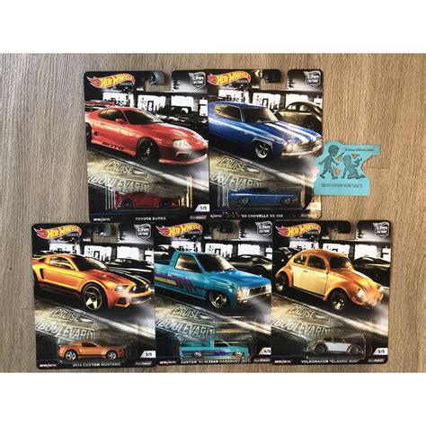 Hot Wheels Car Culture Cruise Boulevard Set Of Pcs Shopee Malaysia