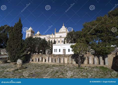 Saint Louis Cathedral Tunisia Stock Image Image Of Architectural