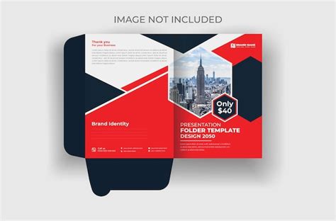 Premium Vector | Business file folder design template and modern layout