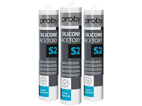 3x Proby S2 Siliconenkit Grijs