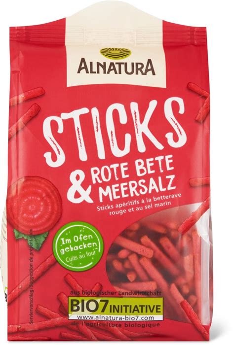 ALNATURA STICKS ROTE BETE MEERSALZ