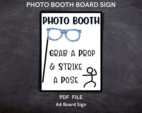 Work Or Office Party Photo Booth Props Printable For Fun Team Activity