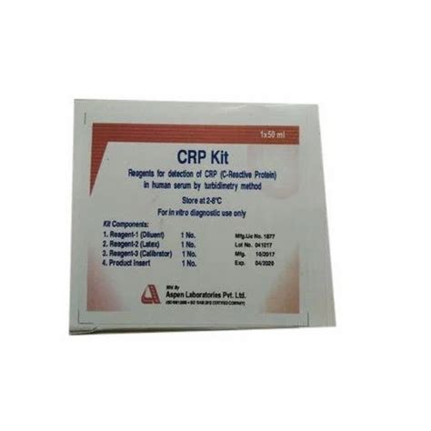 CRP Test Kit at Rs 4800 | Diagnostic Test Kit in Mumbai | ID: 19326706888