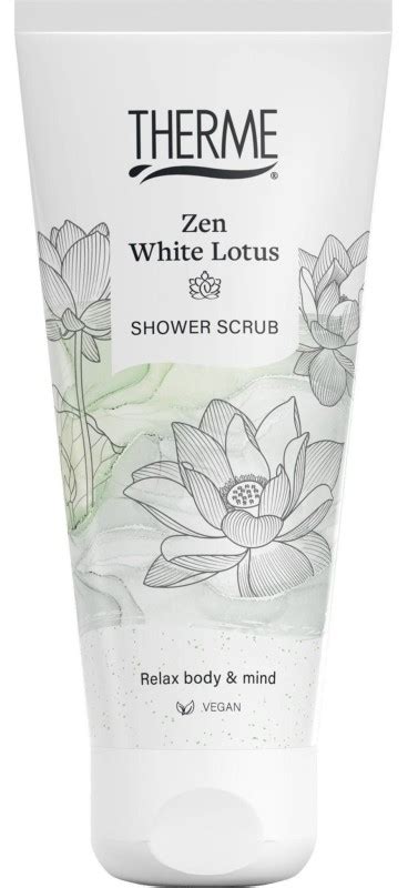 Therme Zen White Lotus Shower Scrub 200 ML Voordelig Online Kopen