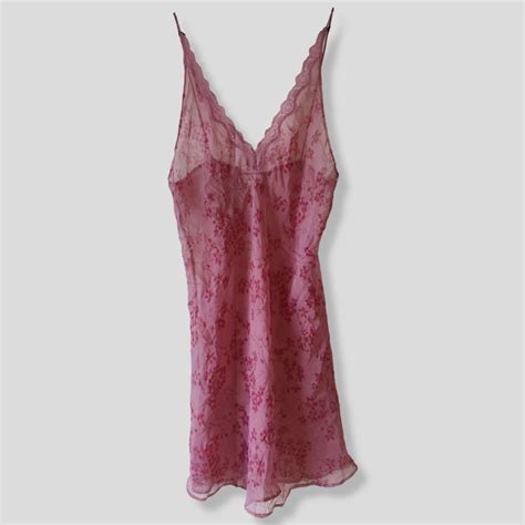 Vintage Calvin Klein Floral Sheer Lingerie Dress S Y K Women S Fashion Dresses Sets