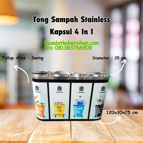 Jual Tong Sampah Kapsul Stainless Di Wiyung Surabaya CV HARAPAN MANDIRI