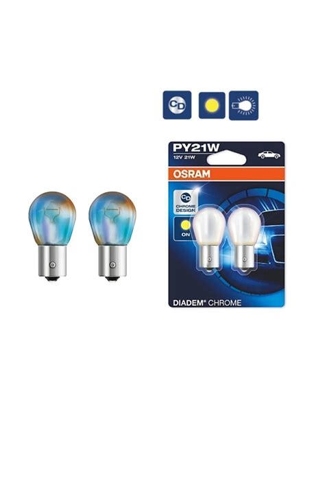 Osram Dıadem 12 Volt Py21w 93 Chrome Desıgn Sarı Işık - Fiyatı, Yorumları