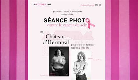 Octobre rose séance photo contre le cancer du sein Centre François