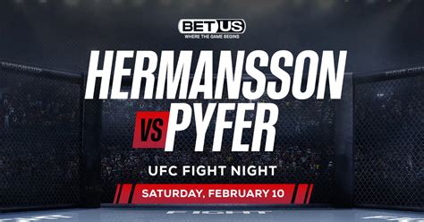 UFC Vegas 86: MMA Odds & Preview – Hermansson vs Pyfer