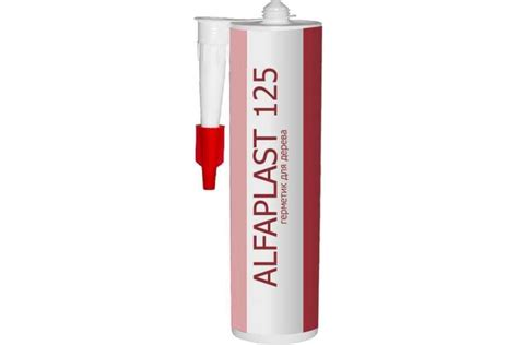 Герметик Alfaplast 125 Технология Теплый шов Венге, картридж 310 мл ...
