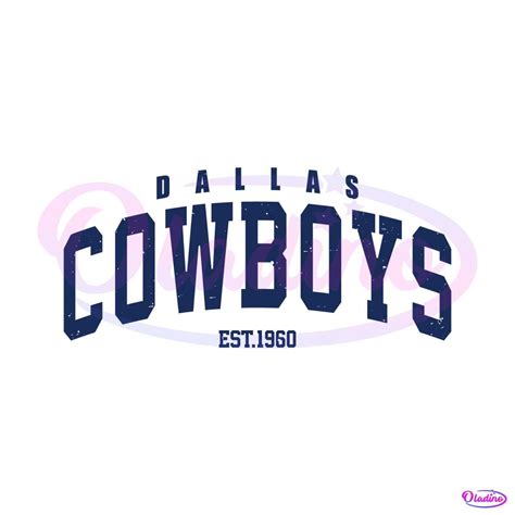 Vintage Dallas Cowboys Est 1960 SVG