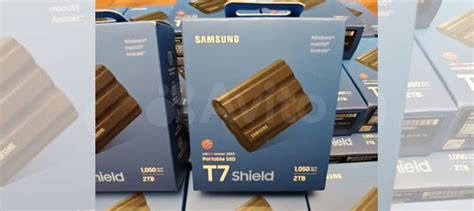 2TB Samsung T7 Shield USB SSD (1050MB/s, Корея) купить в Москве с ...