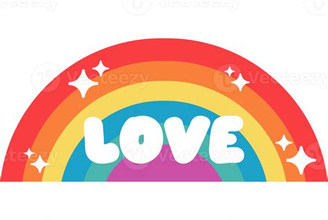 rainbow pride day icon isolated 24405370 PNG