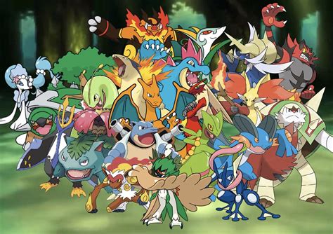 Fully Evolved Starter Pokemon