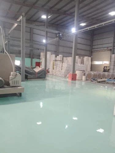 Commercial Building Self Leveling Epoxy Flooring Service Stain And