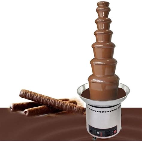 Fontaine Chocolat Commerciale Niveaux Cascade De Fondue Au