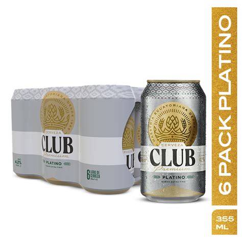 Club Premium Pack De Cerveza Platino Precio Rappi