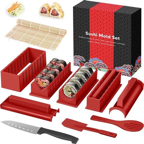 【einfaches Sushi Maker Set】 Skyser Sushi Roller Maschine Enthält Alles