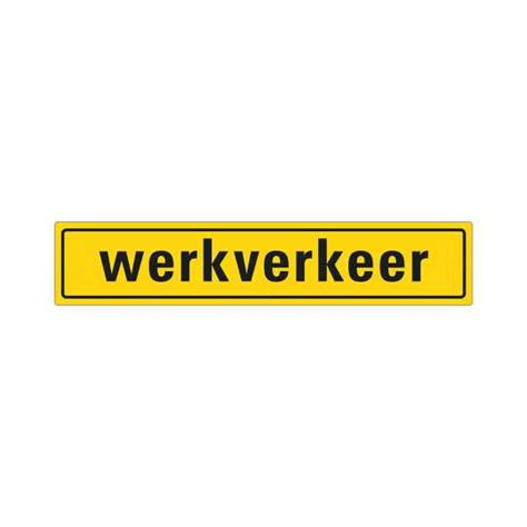 Werkverkeer Magneet 80 X 400