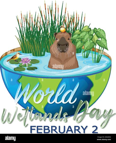 World Wetlands Day logo design illustration Stock Vector Image & Art ...