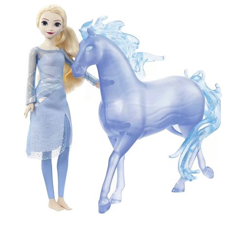 Princesa Disney Elsa E Cavalo Nokk Frozen 2 Hlw58 Mattel Real