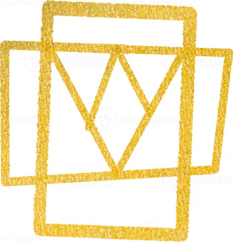 Gold Geometric Shape Frame 10870230 Png