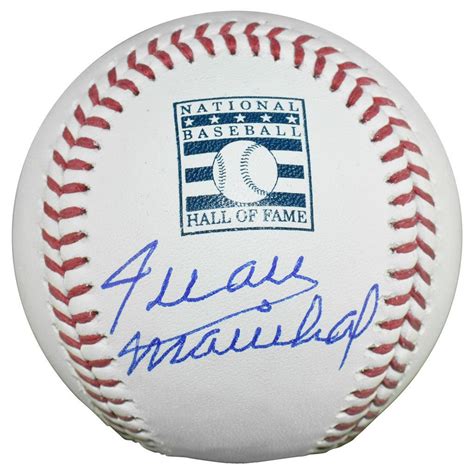 Juan Marichal Signed Rawlings Official Mlb Hall Of Fame Baseball Jsa