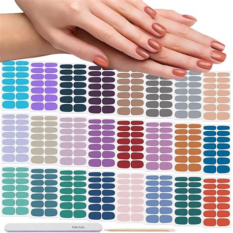 Amazon Danneasy Sheets Nail Polish Stickers Full Nail Wraps For