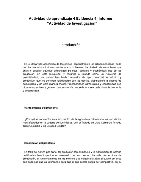 Actividad De Aprendizaje Evidencia Actividad De Aprendizaje