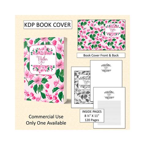 Mother Book Cover Design KDP Book Cover Kindle Cover Template KDP Cover