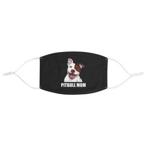 Pit Bull Face Mask, Pit Bull Mom Face Mask, Pitbull Face Mask, Pit Bull Mask, Pitbull Mask, Pit ...