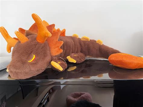 Game Genshin Impact Cosplay Zhong Li Morax Dragon Plush 70 Cm Etsy