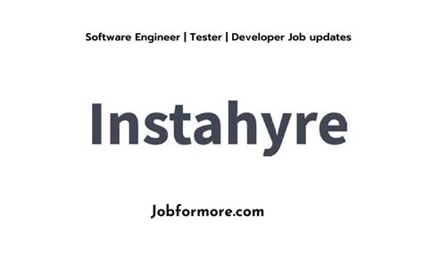 Instahyre Off Campus Drive 2024 Hiring Full Stack Developer Jobformore