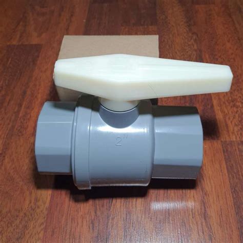 Jual Ball Valve Inch Pvc Stop Kran Inci Pvc Merek Kdj Asli