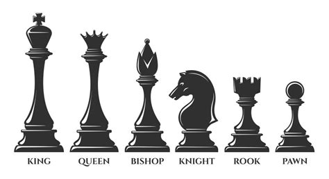 White Chess Pieces Vector Images (over 16,000)