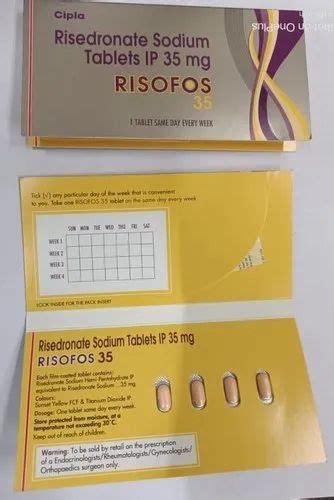 Risofos 35 Risedronate Sodium Tablets Ip 35mg Prescription Treatment