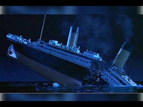 Titanic Movie Ship Sinking Scene